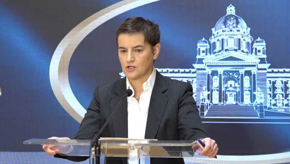 Konferencija za medije predsednice Narodne Skupštine Republike Srbije Ane Brnabić