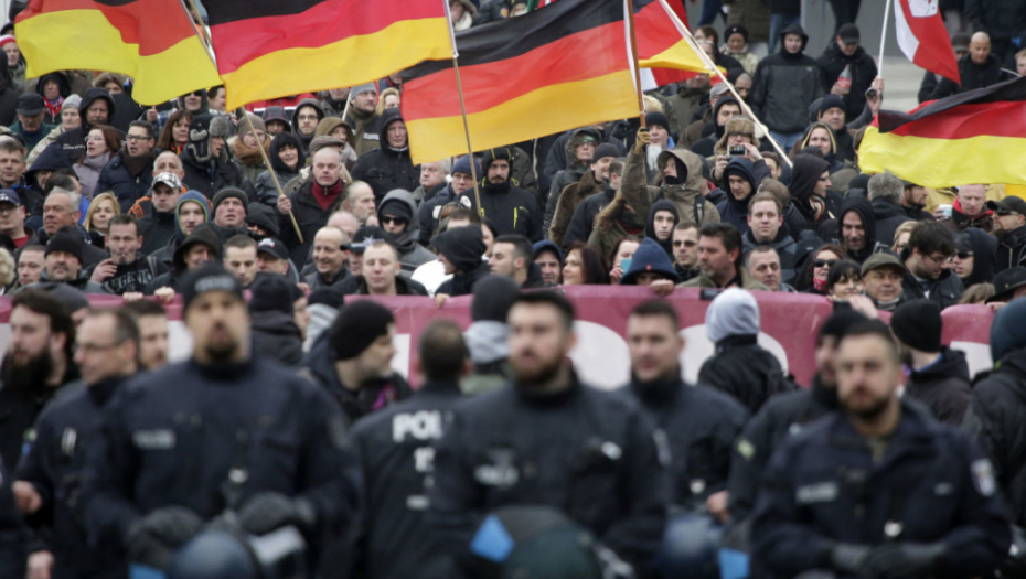 Protest desničara u Nemačkoj