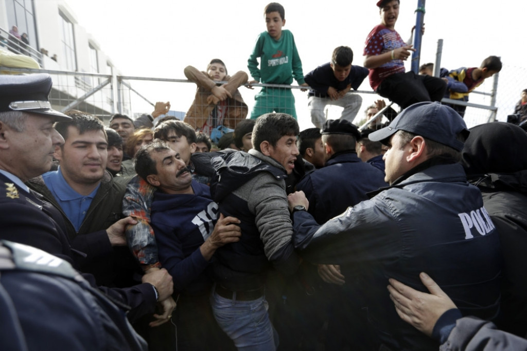 Protest migranata u Grčkoj