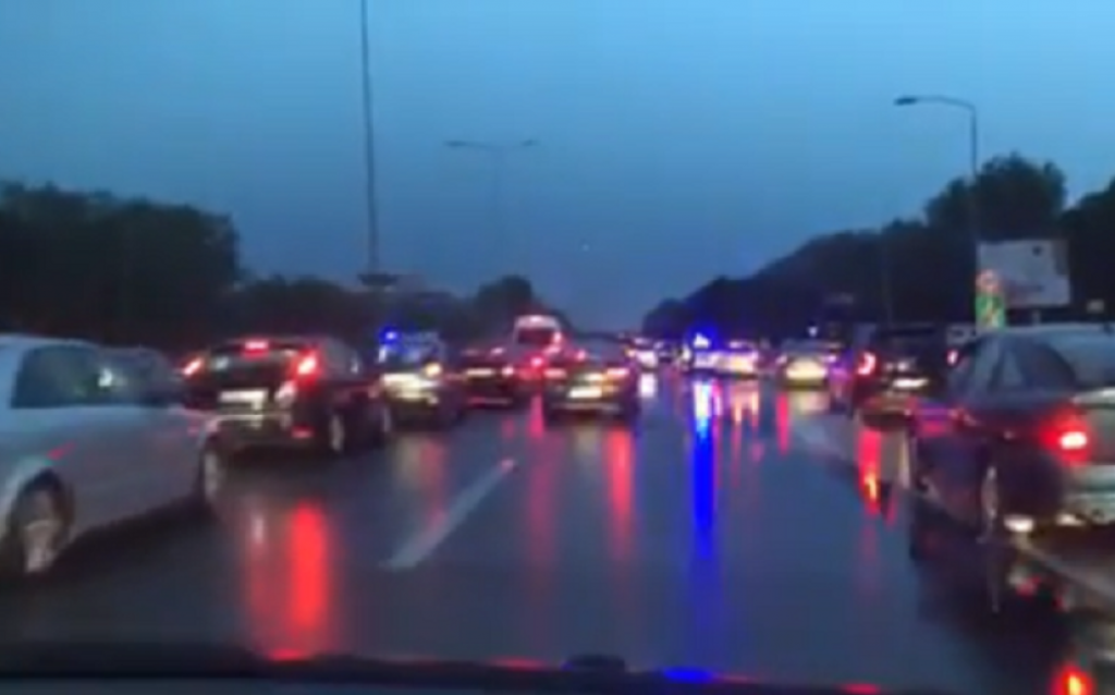 Poplava na auto-putu Beograd-Zagreb