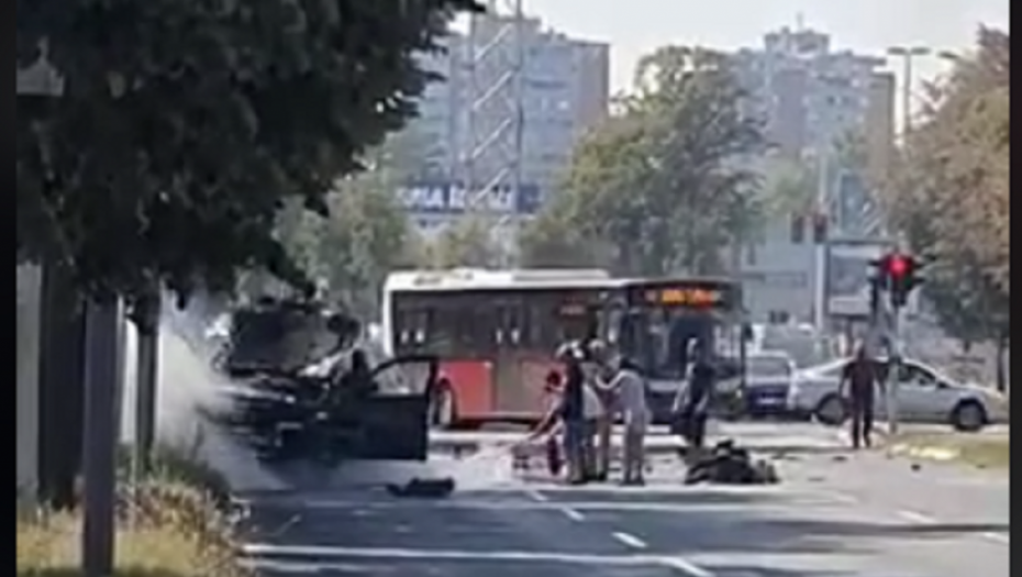 Eksplodirao džip u Beogradu