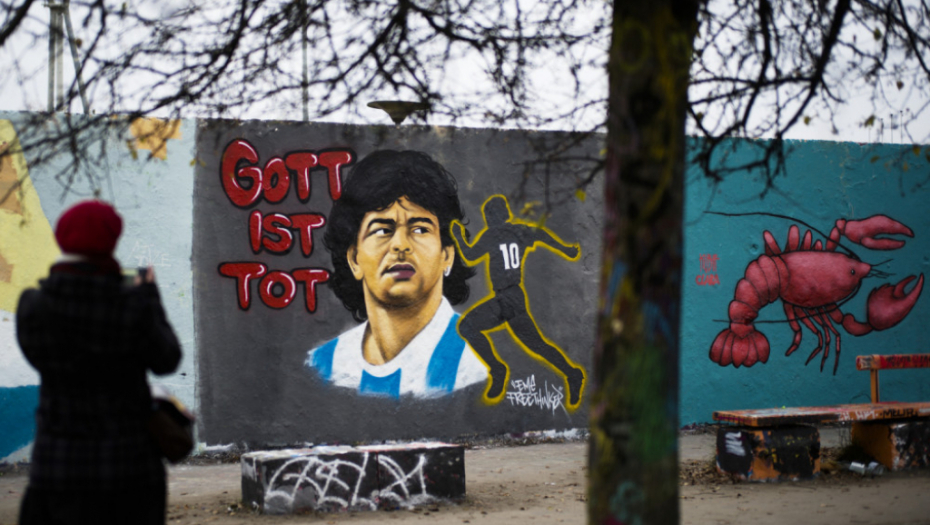 grafit u Berlinu Dijego Maradona