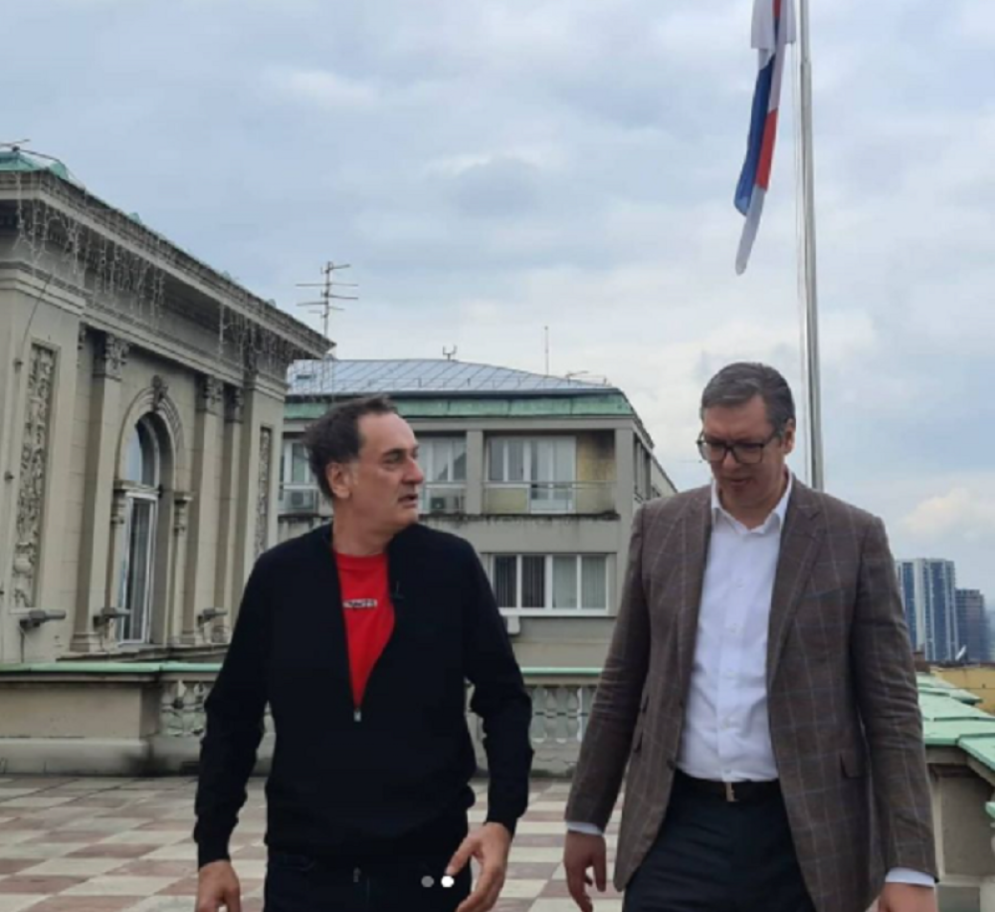 Aleksandar Vučić i Senad Hadžifejzović