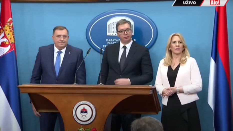 Aleksandar Vučić, Milorad Dodik, Željka Cvijanović