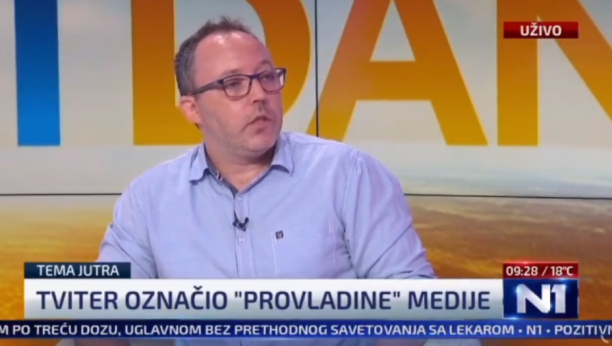 LOGIČNA PITANJA ZA TVITER Radmilo Marković na televiziji N1 otkrio pozadinu priče o etiketiranju medija: Otkud njima te informacije?