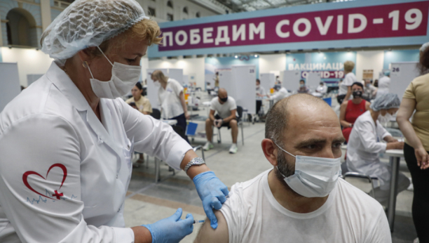RUSIJA Čak 47,8 miliona stanovnika primilo najmanje jednu dozu vakcine