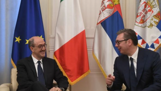 HVALA NA UNAPREĐENJU BILATERALNIH ODNOSA Vučić primio ambasadora Italije u oproštajnu posetu