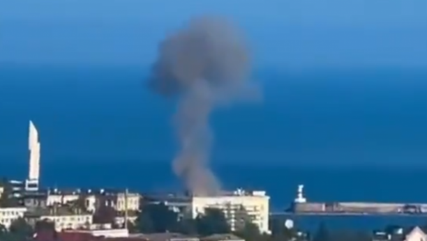 UKRAJINA POGODILA ŠTAB RUSKE FLOTE Ogromna eksplozija u napadu na Krimu (VIDEO)