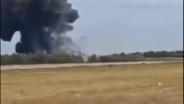 VELIKA TRAGEDIJA NA KRIMU Srušio se ruski borbeni avion pri poletanju (VIDEO)