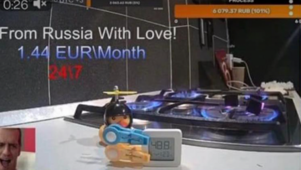 BLOGER BLOKIRAN ZBOG ŠPORETA Emitovao tokom celog dana "lajv" svog rešoa na plin: Iz Rusije s ljubavlju!