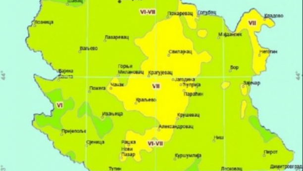 OVO JE KRITIČNA ZONA U SRBIJI! Seizmološka mapa otkrila, mogući potresi i preko 5 stepeni po Rihterovoj skali!
