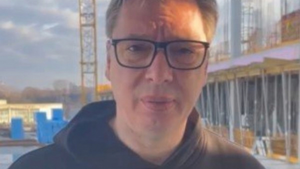 OVO "SORRY" JE ZA SINIŠU Vučić se oglasio na Instagramu snimkom nakon obilaska radova, pa odgovorio ministru Malom (VIDEO)