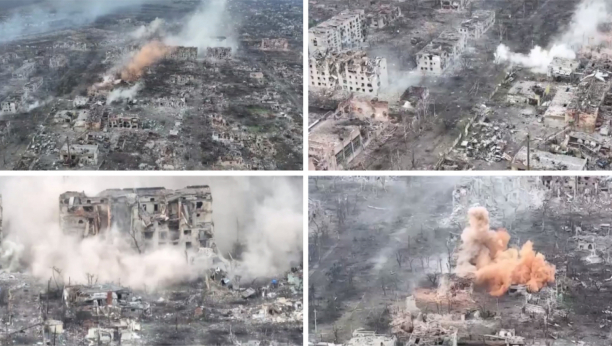 RUSI ISTISKUJU UKRAJINSKE SNAGE  IZ KLJUČNOG MESTA NA FRONTU Snimak stravičnog razaranja ukrajinske baze (FOTO/VIDEO)