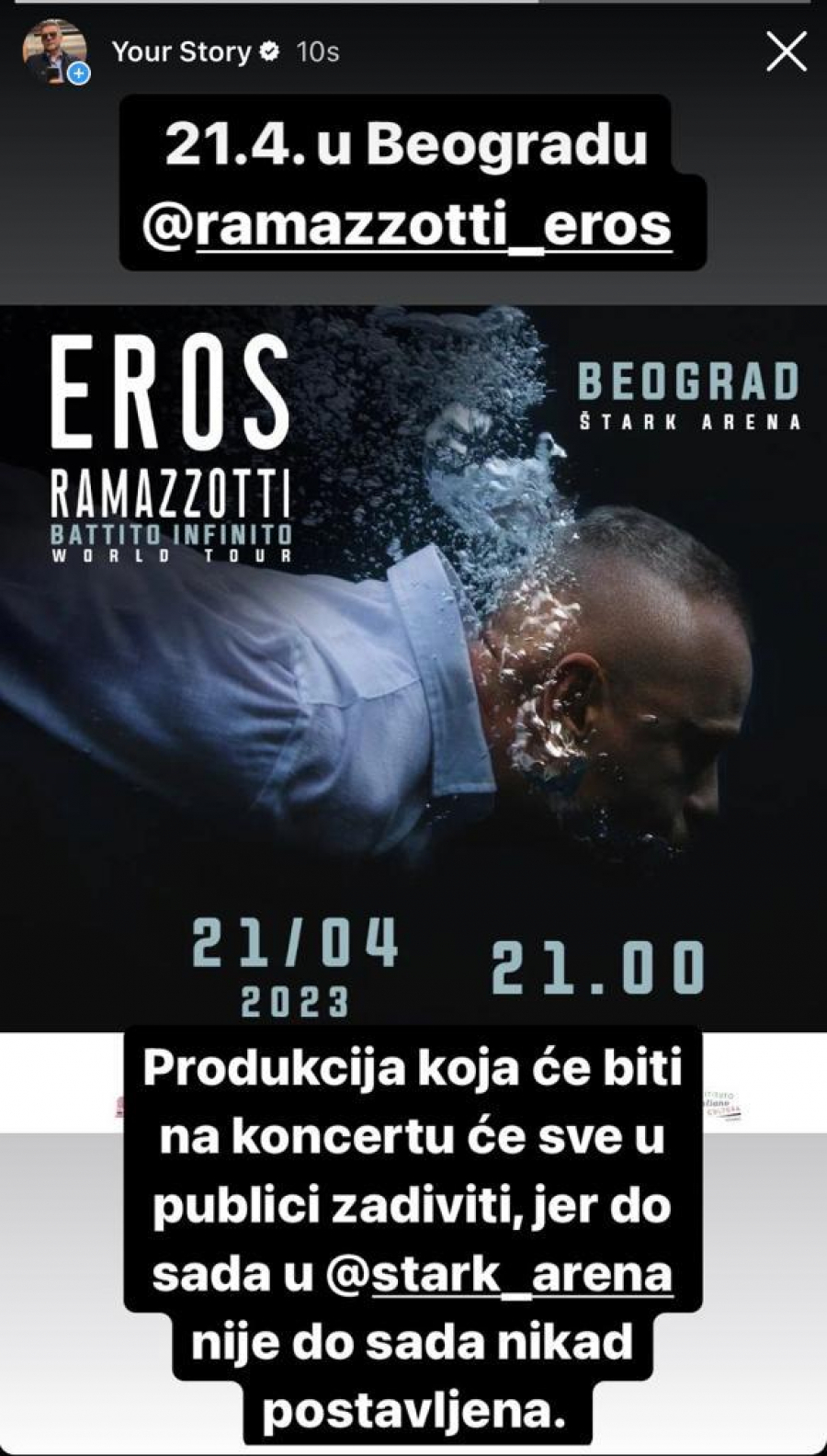PRAVI SPEKTAKL Saša Mirković obećava neviđenu produkciju koncerta Erosa Ramacotija!