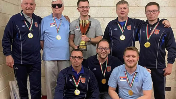 OGROMAN USPEH Šahovska reprezentacija Srbije slepih i slabovidih osvojila zlato na Evropskom prvenstvu